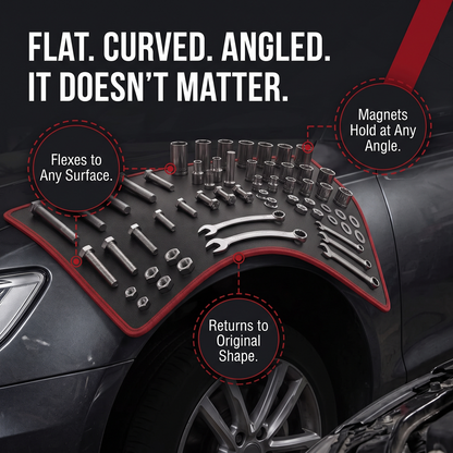 4-Piece Magnetic Tool Mat Set